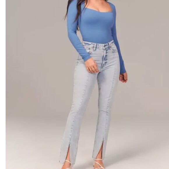 A+F ankle slit jeans - Picture 1 of 1